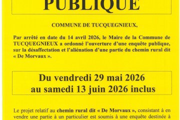ENQUÊTE PUBLIQUE